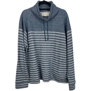 🥑5/$25 Tommy Bahama Men’s Pullover cowl neck striped Sweater L